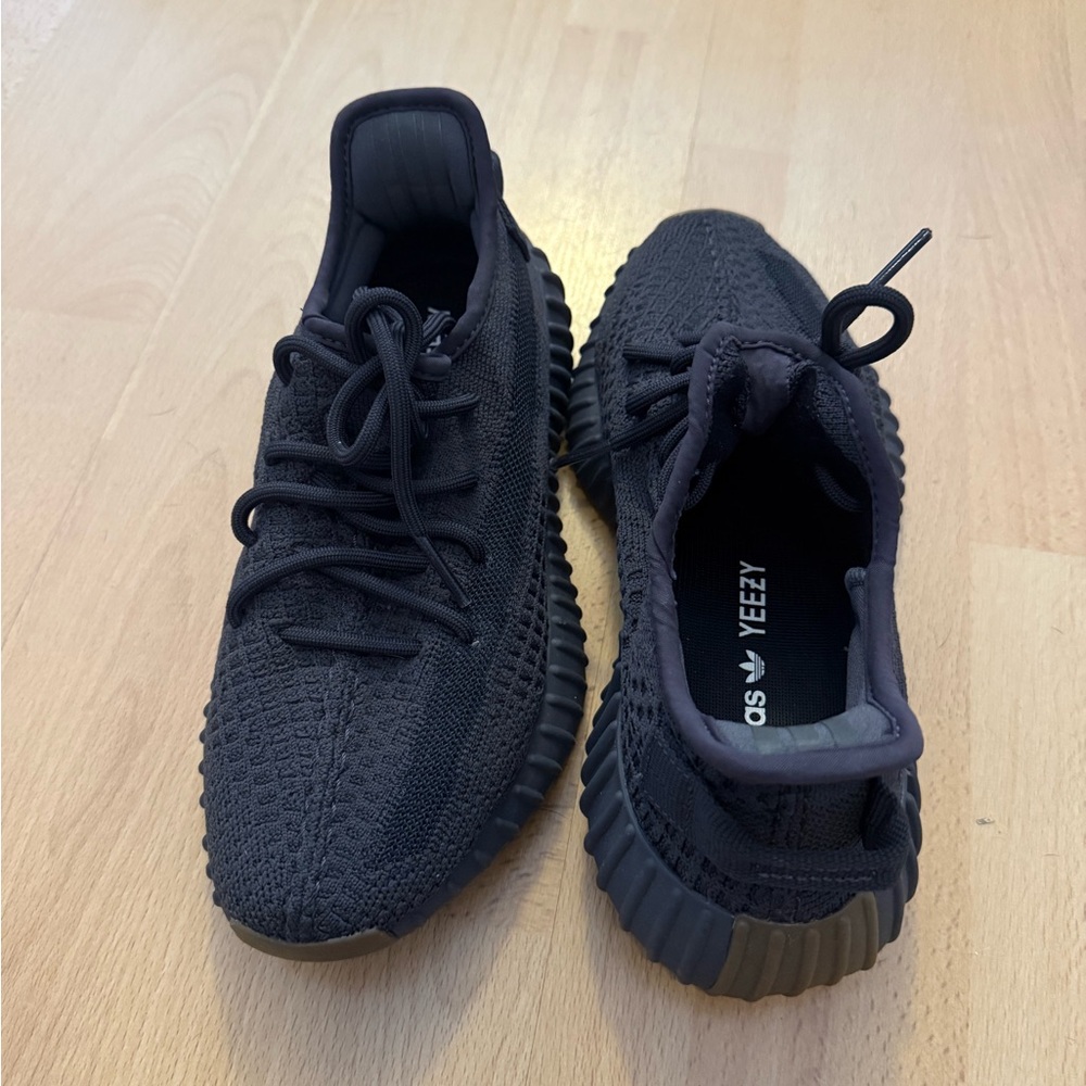 Yeezy Charcoal Knit Sneakers